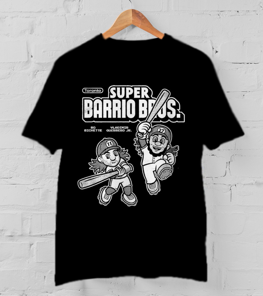 Toronto Super Barrio Bros Bo Bichette Vladimir Guerrero Jr T-Shirt