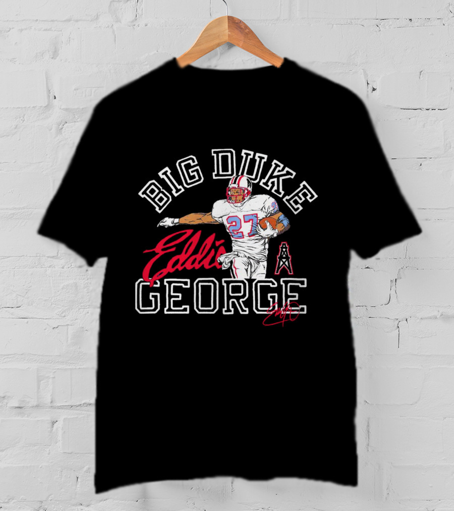 Big Duke Eddie George Tennessee Titans Football 27 Player T-Shirt