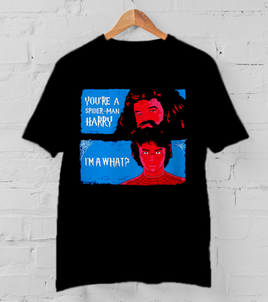 You're A Spider Man Harry I'm A What Parody Mashup With Wizard And Superhero T-Shirt