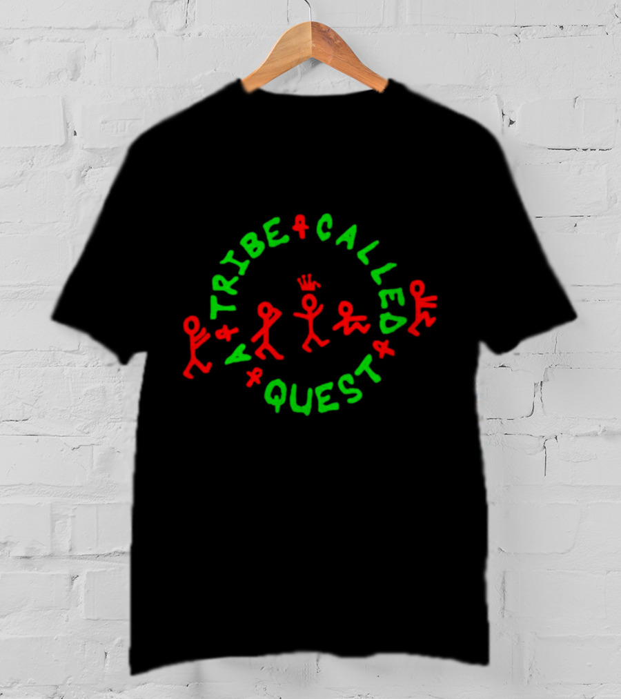A Tribe Called Quest Old School Hip Hop Stick Figures T-Shirt