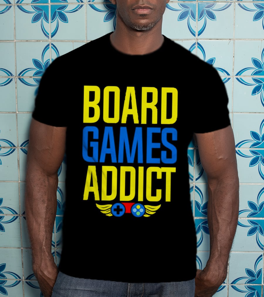 Board Games Addict Controller Wings T-Shirt