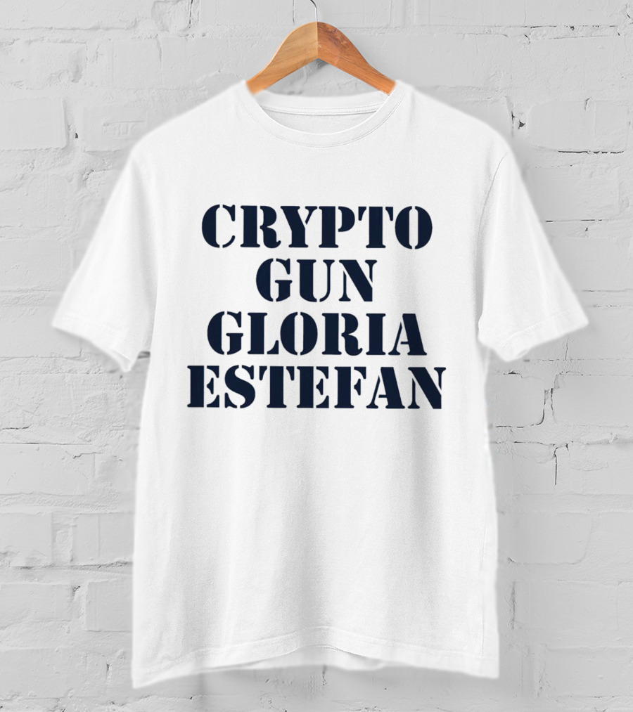 Crypto Gun Gloria Estefan T-Shirt