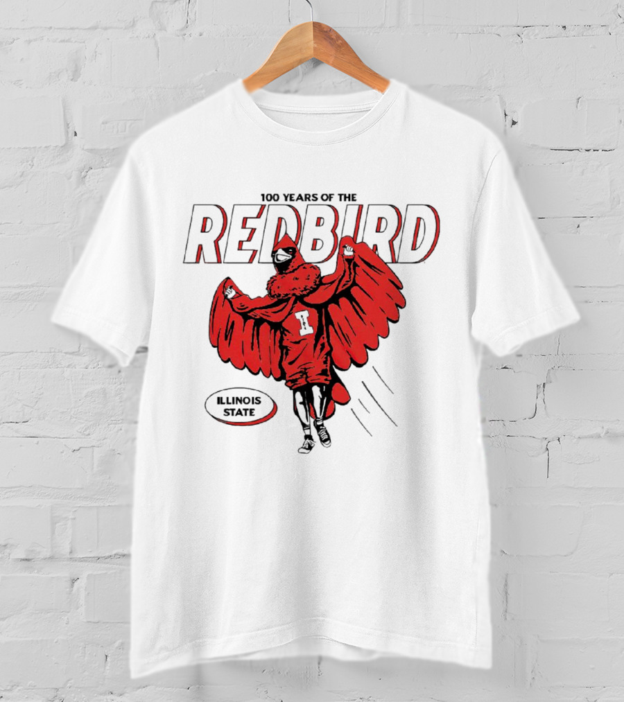 Illinois State Redbird 100 Years Of The Redbird T-Shirt