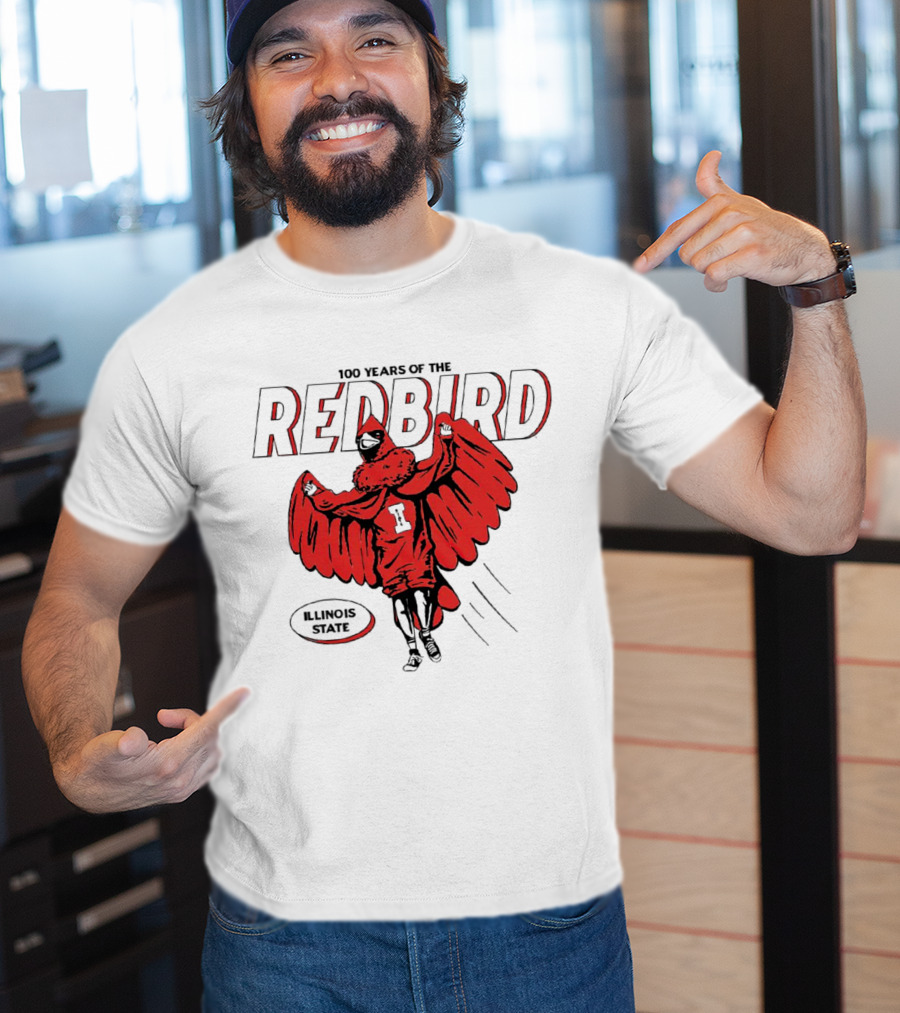 Illinois State Redbird 100 Years Of The Redbird T-Shirt