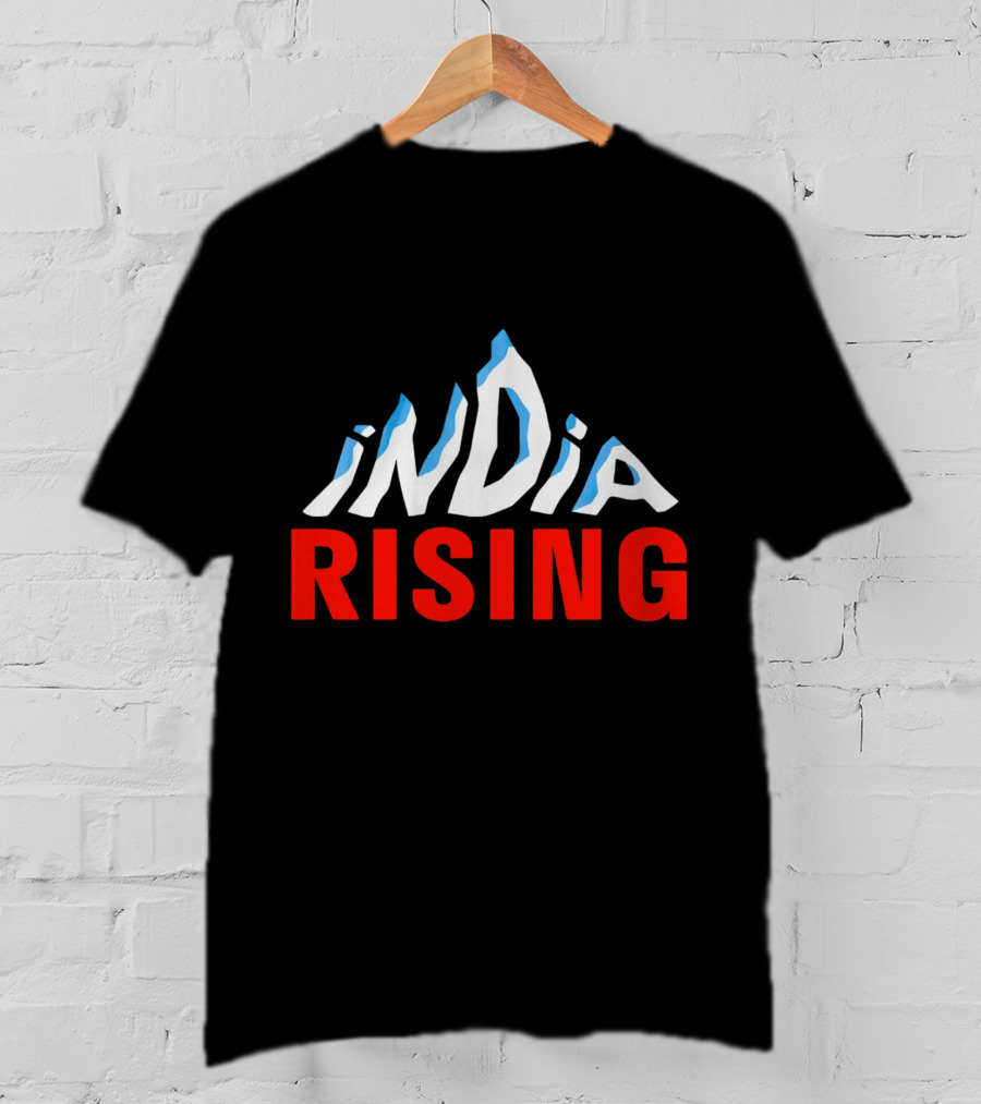 India Rising Mountain Peaks Alps T-Shirt