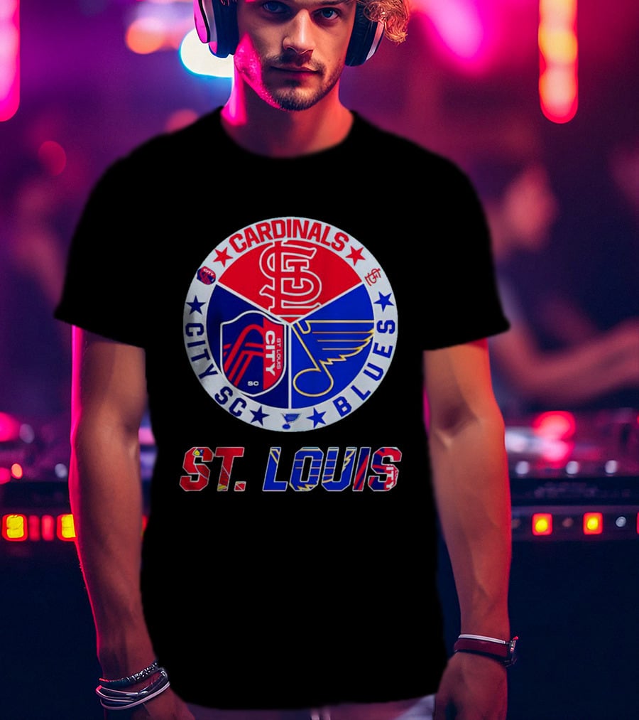 ST Louis Cardinals City SC Blues T-Shirt