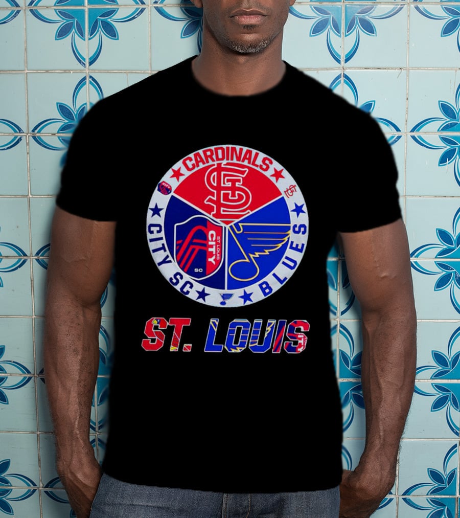 ST Louis Cardinals City SC Blues T-Shirt