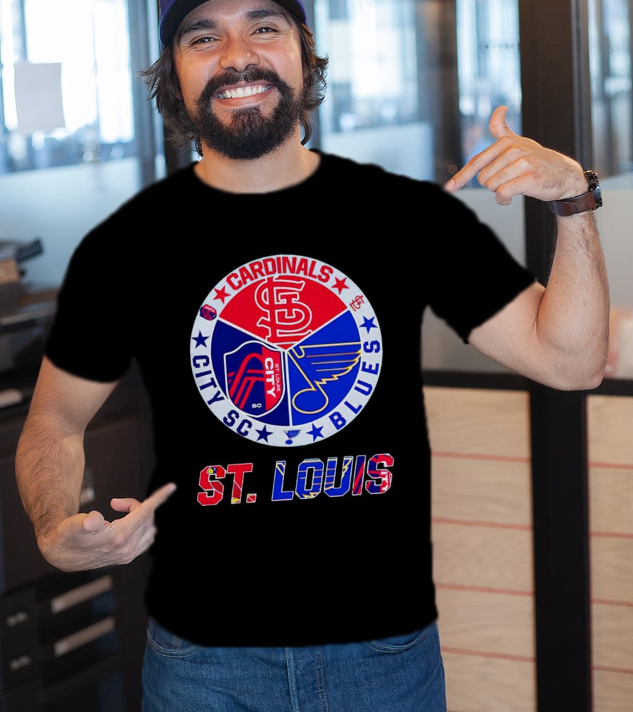 ST Louis Cardinals City SC Blues T-Shirt