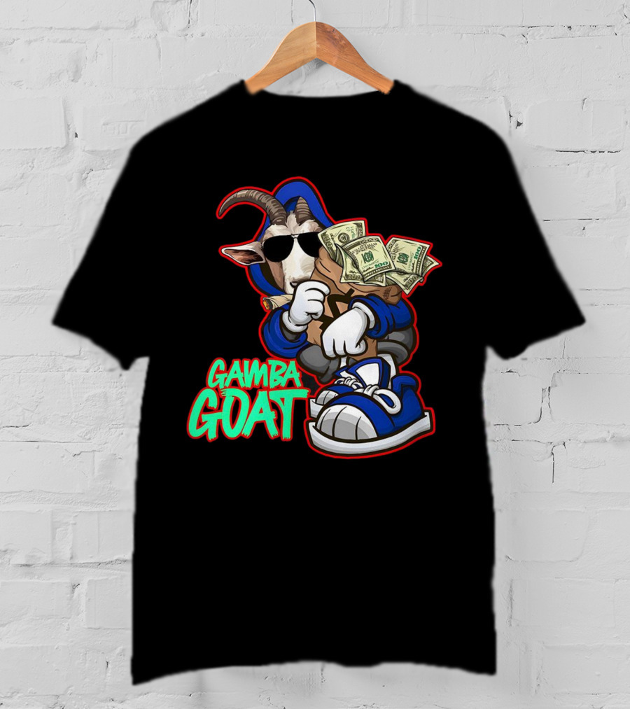 Gamba Goat Hoodie Sunglasses Money Sneakers T-Shirt