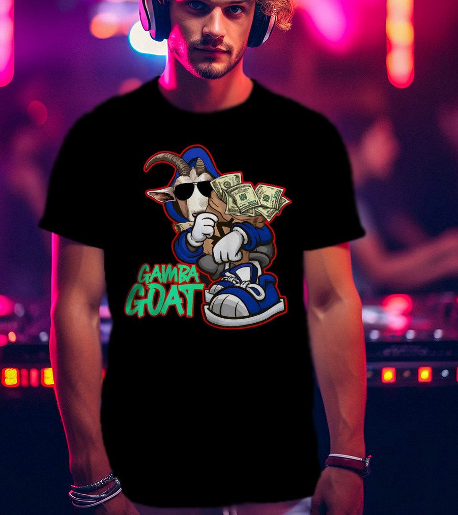 Gamba Goat Hoodie Sunglasses Money Sneakers T-Shirt