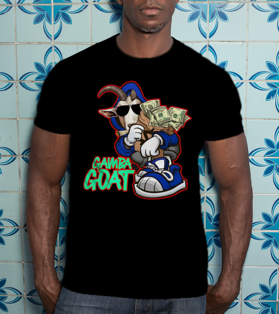 Gamba Goat Hoodie Sunglasses Money Sneakers T-Shirt