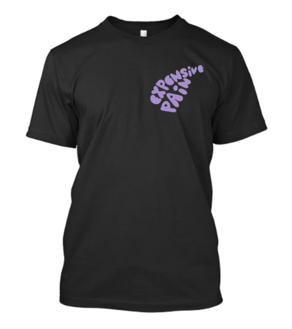 Meek Mill Expensive Pain Album Graphic Purple Text T-Shirt
