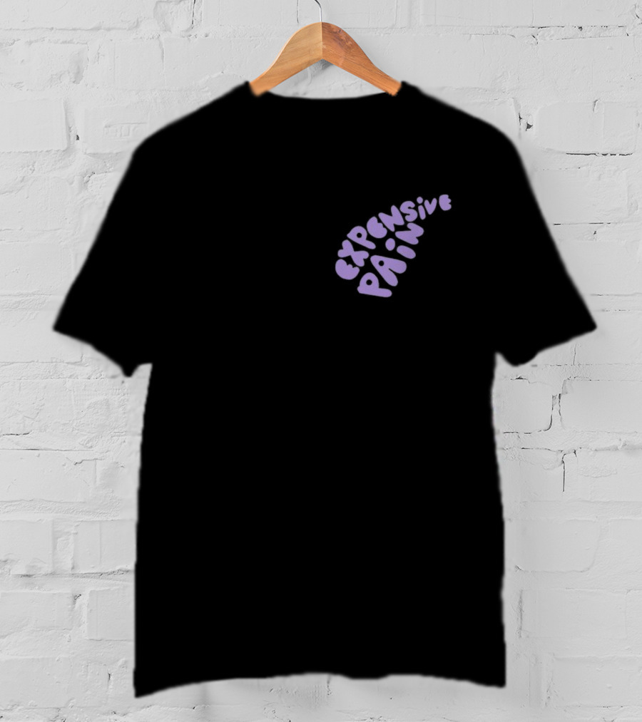 Meek Mill Expensive Pain Album Graphic Purple Text T-Shirt