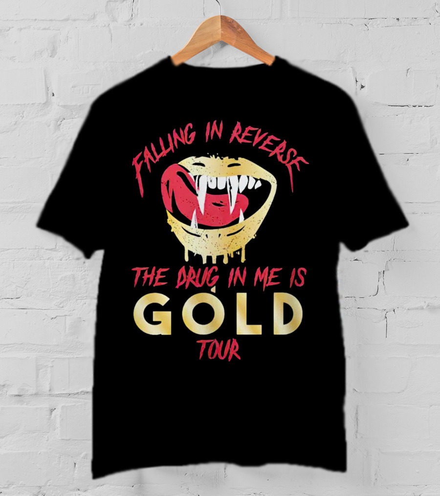 Falling In Reverse The Drug In Me Is Gold Tour T-Shirt
