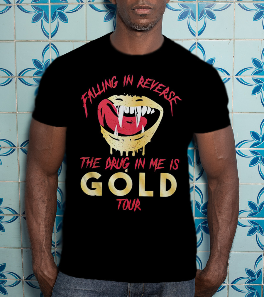 Falling In Reverse The Drug In Me Is Gold Tour T-Shirt