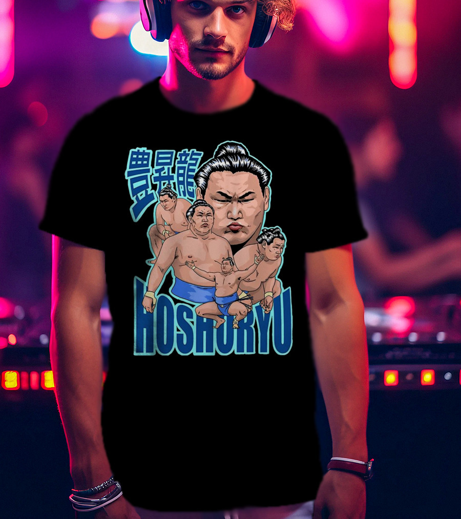 Hoshoryu Sumo Wrestler Action Poses And Expressions T-Shirt