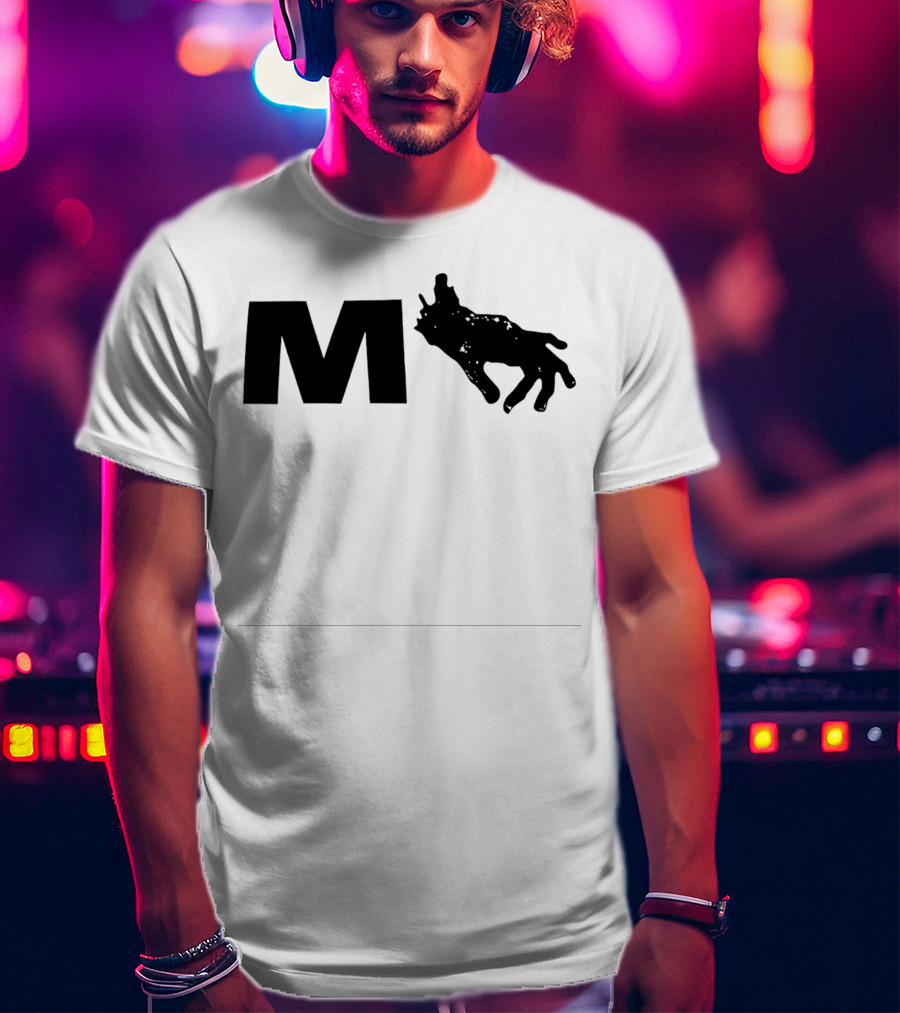 Monkeypaw Productions M With Hand Silhouette Jordan Peele T-Shirt