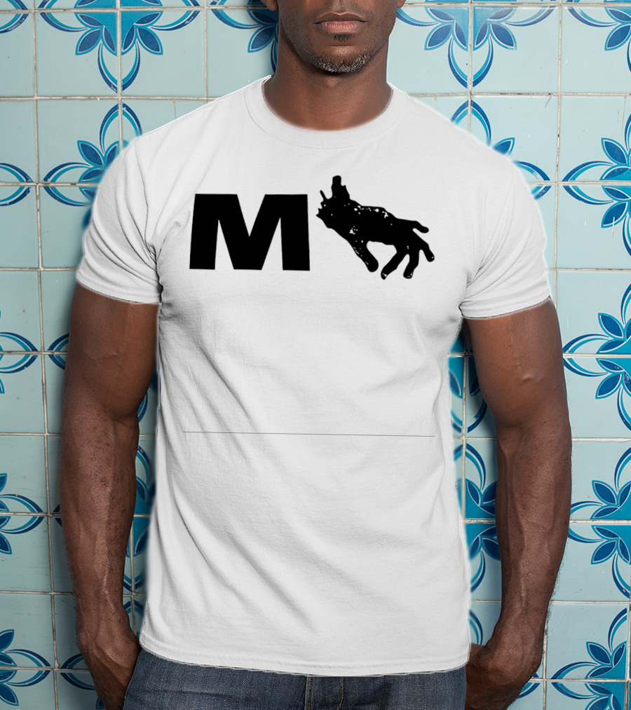 Monkeypaw Productions M With Hand Silhouette Jordan Peele T-Shirt