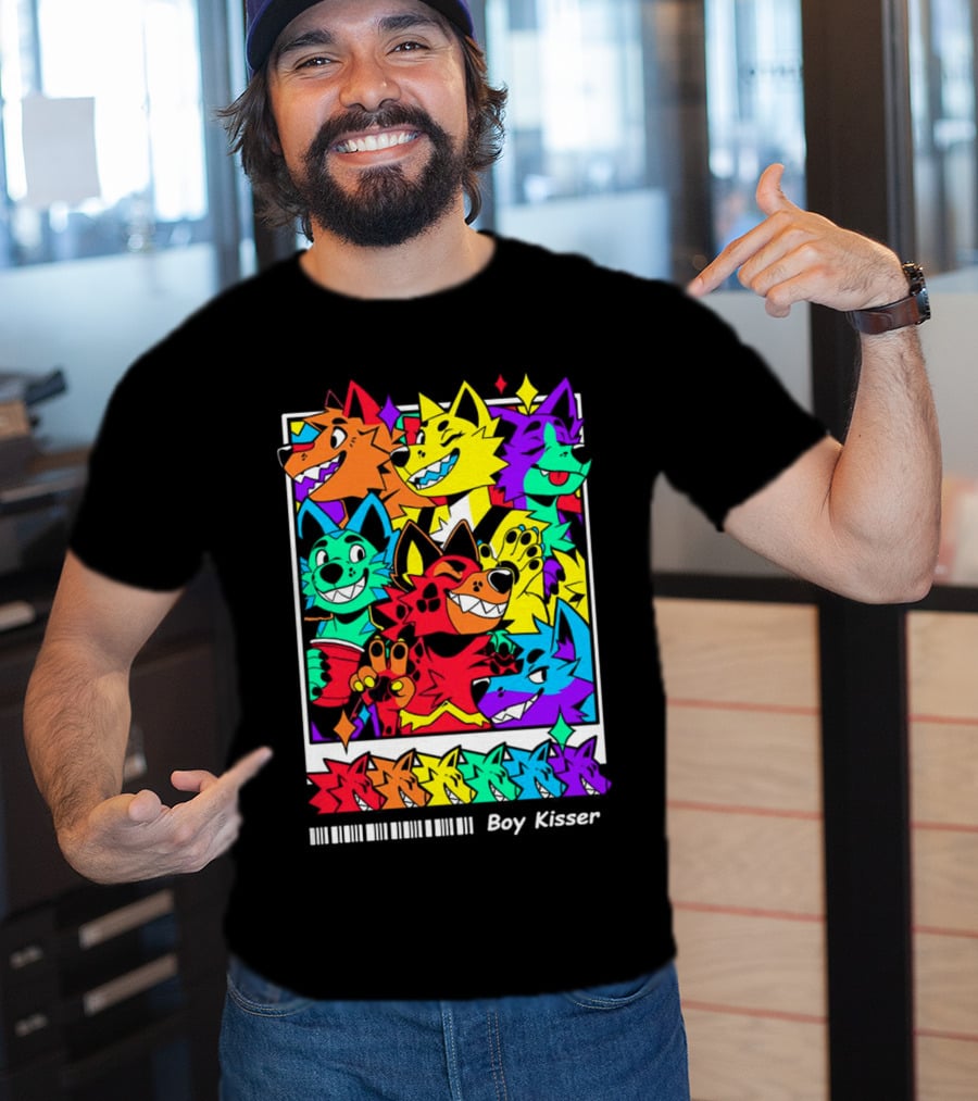 New Leaked Colorful Boy Kisser Fox Pack T-Shirt