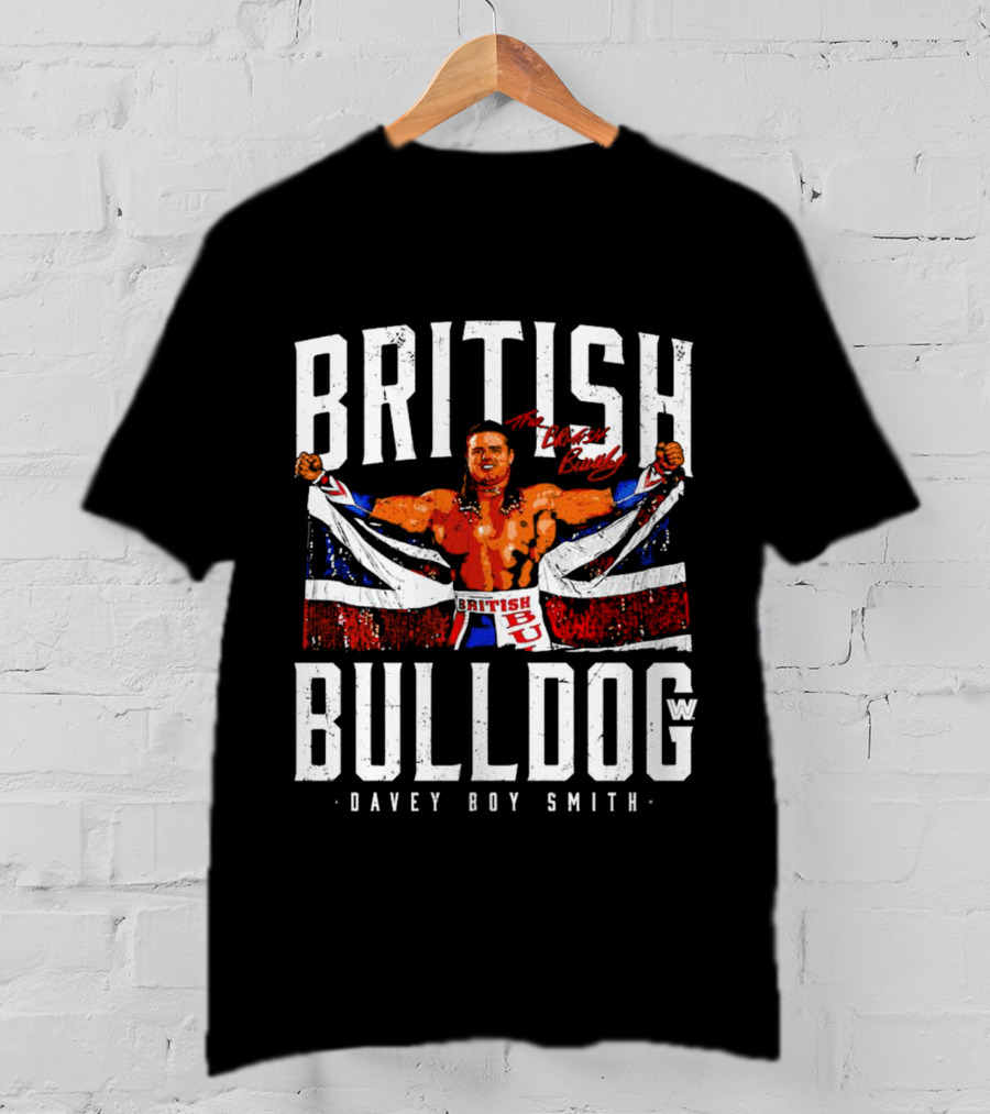 British Bulldog The British Beauty Davey Boy Smith WWE T-Shirt