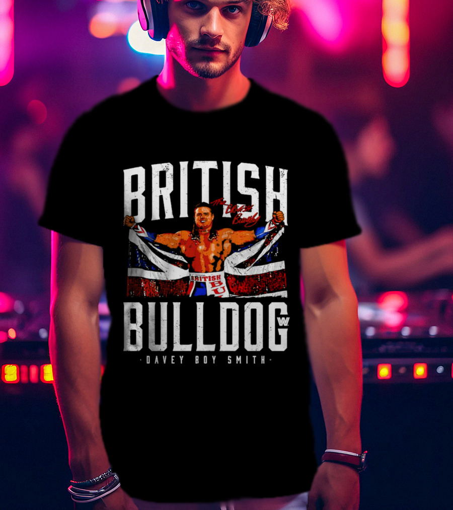 British Bulldog The British Beauty Davey Boy Smith WWE T-Shirt