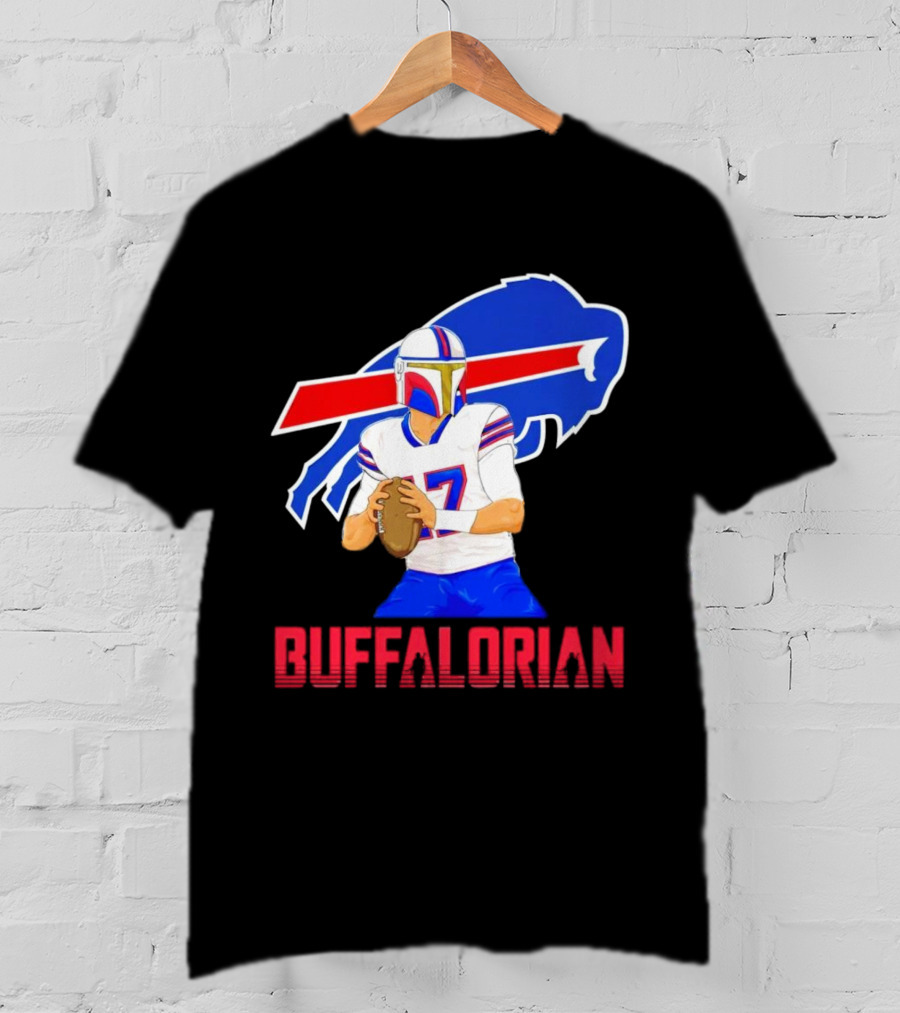 Bufflaorian Buffalo Bills Football Player With Buffalo T-Shirt