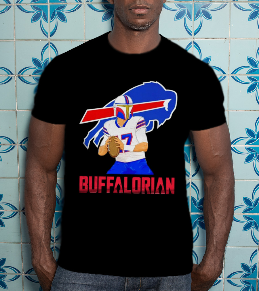 Bufflaorian Buffalo Bills Football Player With Buffalo T-Shirt