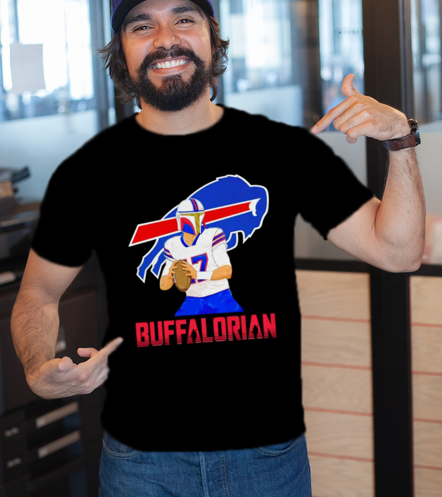Bufflaorian Buffalo Bills Football Player With Buffalo T-Shirt