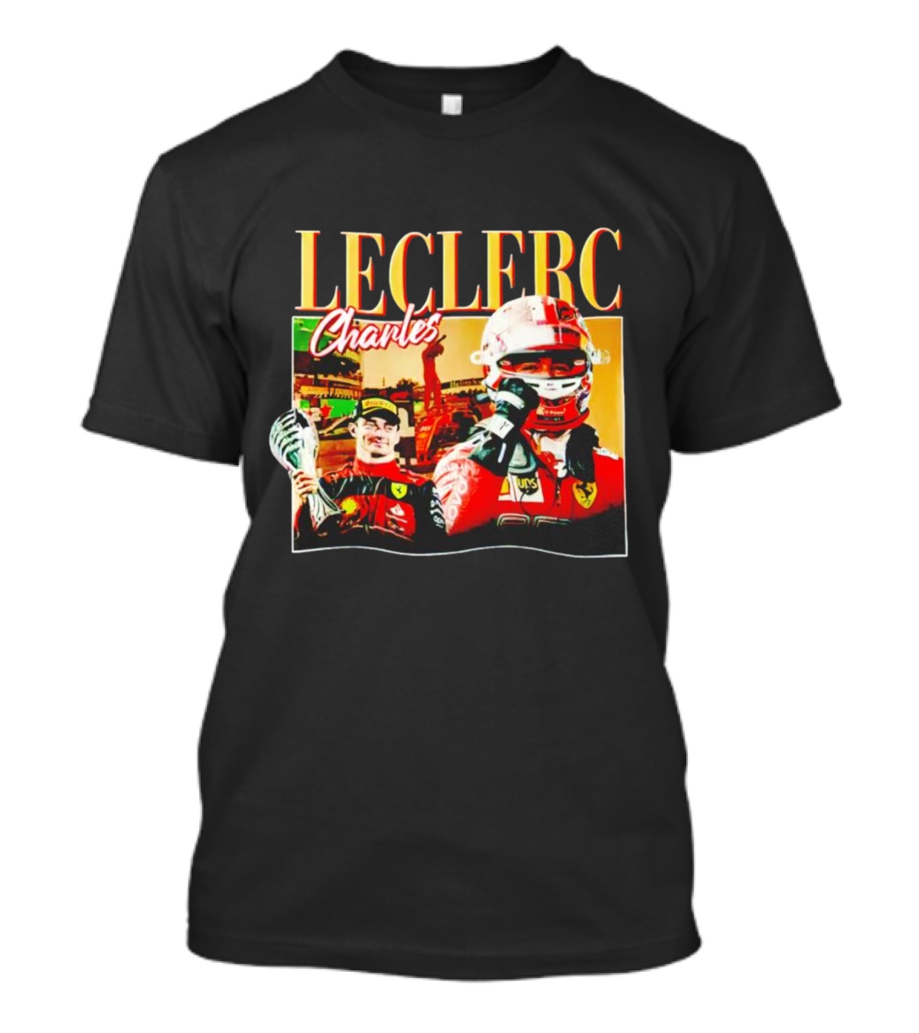 Leclerc Charles Racing Victory Celebration Legends T-Shirt