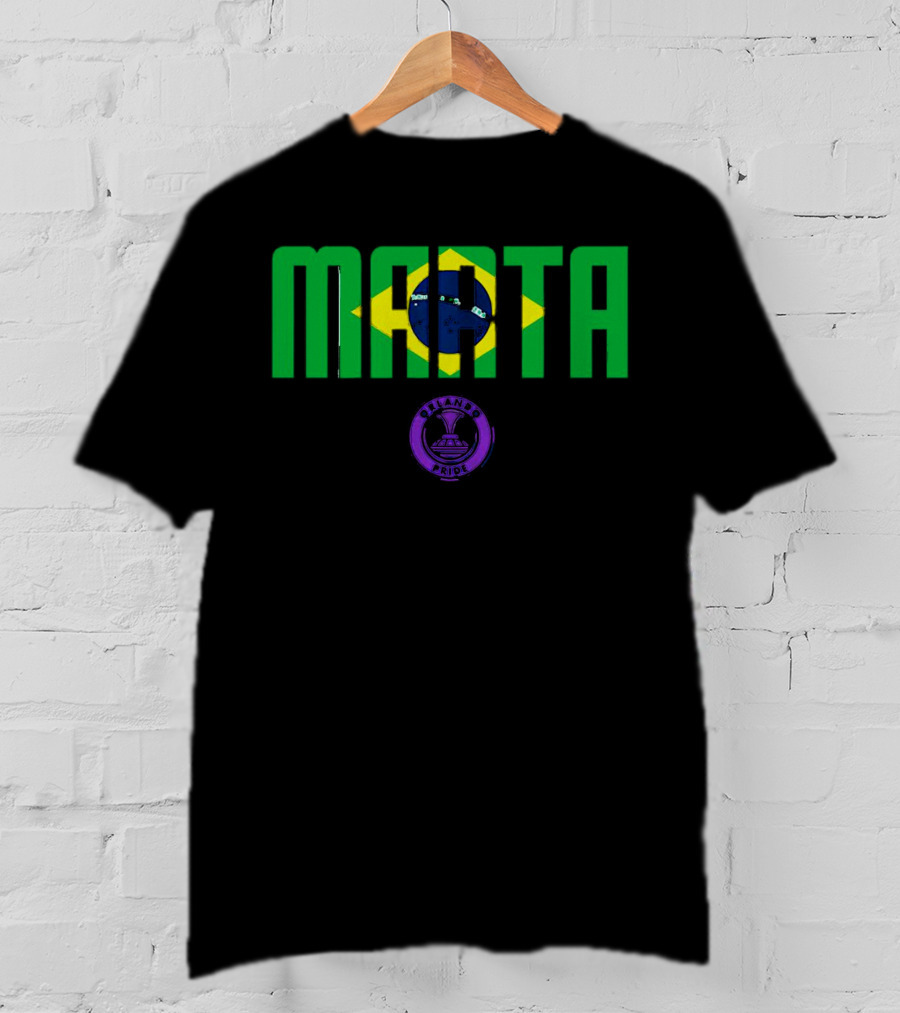 Marta Brazil Flag Orlando Pride T-Shirt