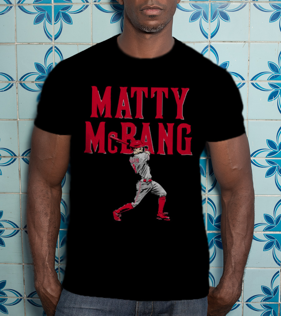 Matty McBang Matt McLain Cincinnati Reds Baseball Player T-Shirt