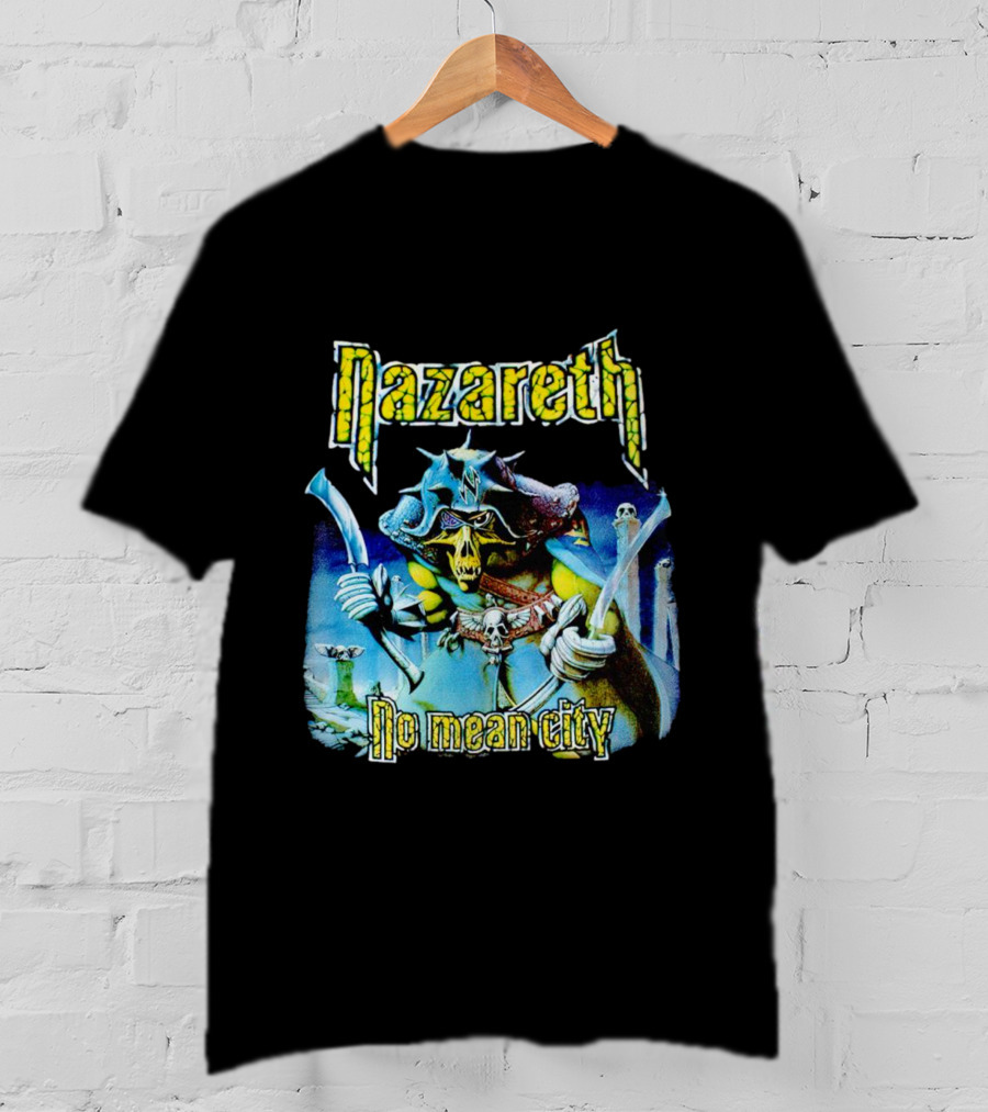 Nazareth No Mean City Skeleton Warrior T-Shirt