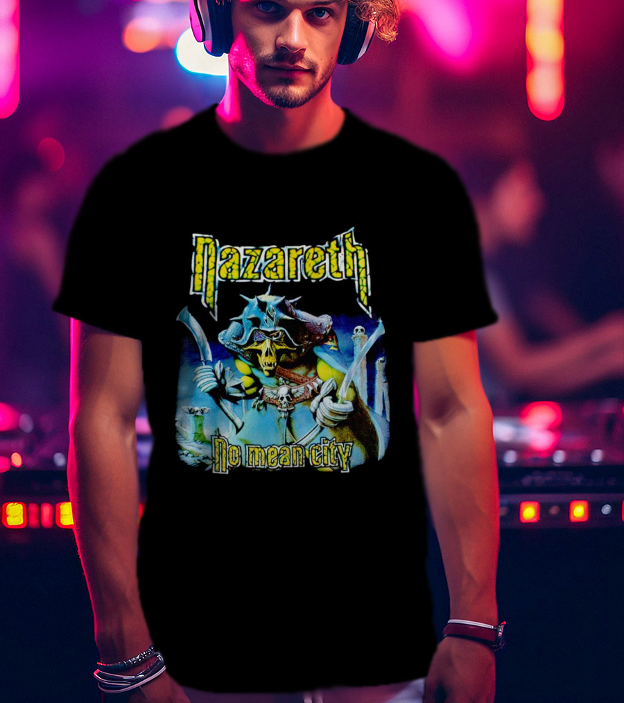 Nazareth No Mean City Skeleton Warrior T-Shirt