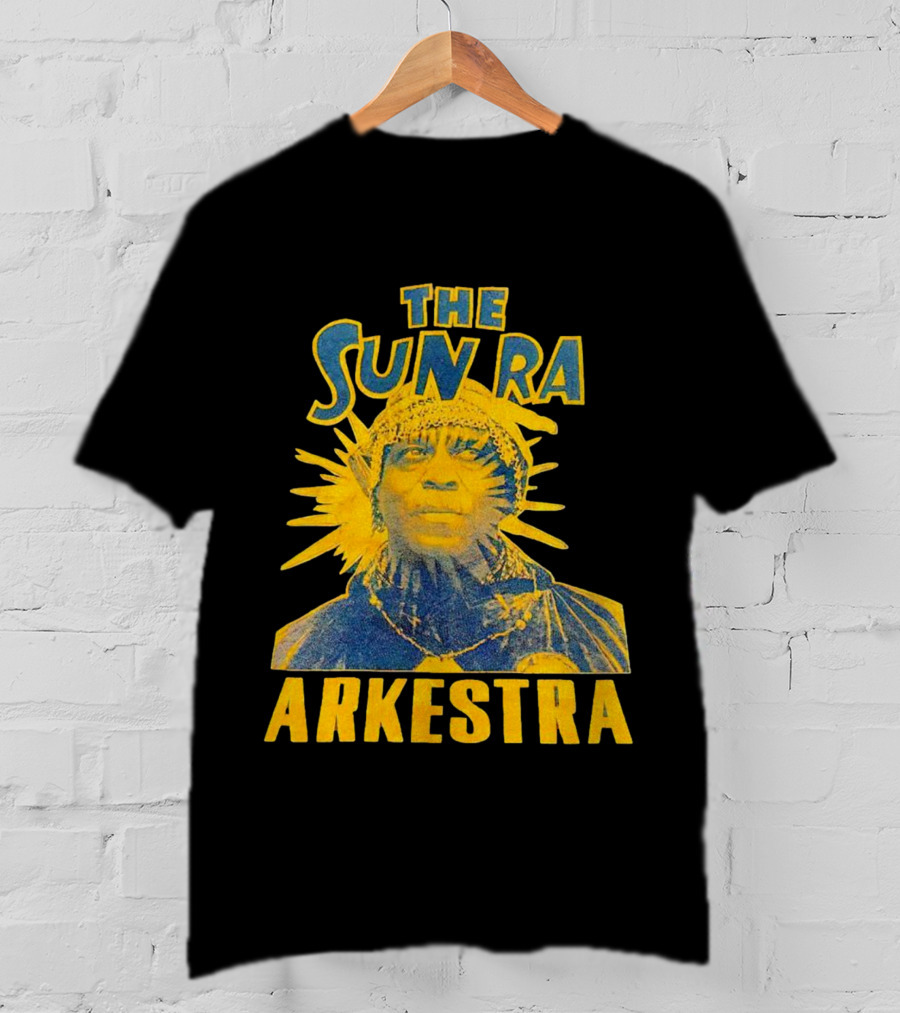 The Sun Ra Arkestra Cosmic Jazz Icon Yellow T-Shirt