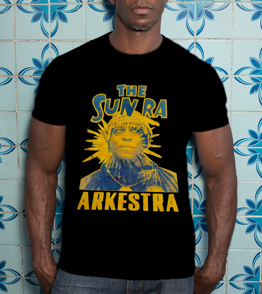 The Sun Ra Arkestra Cosmic Jazz Icon Yellow T-Shirt