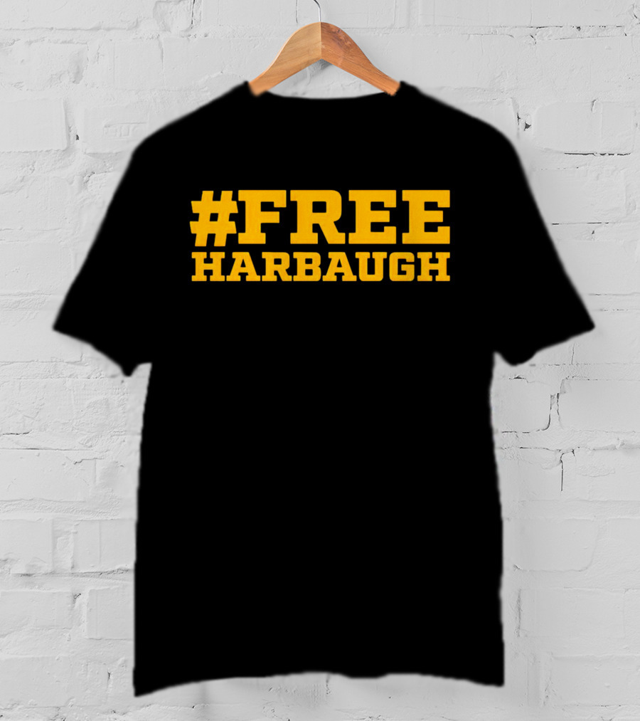 Free Harbaugh Sports Team Support T-Shirt
