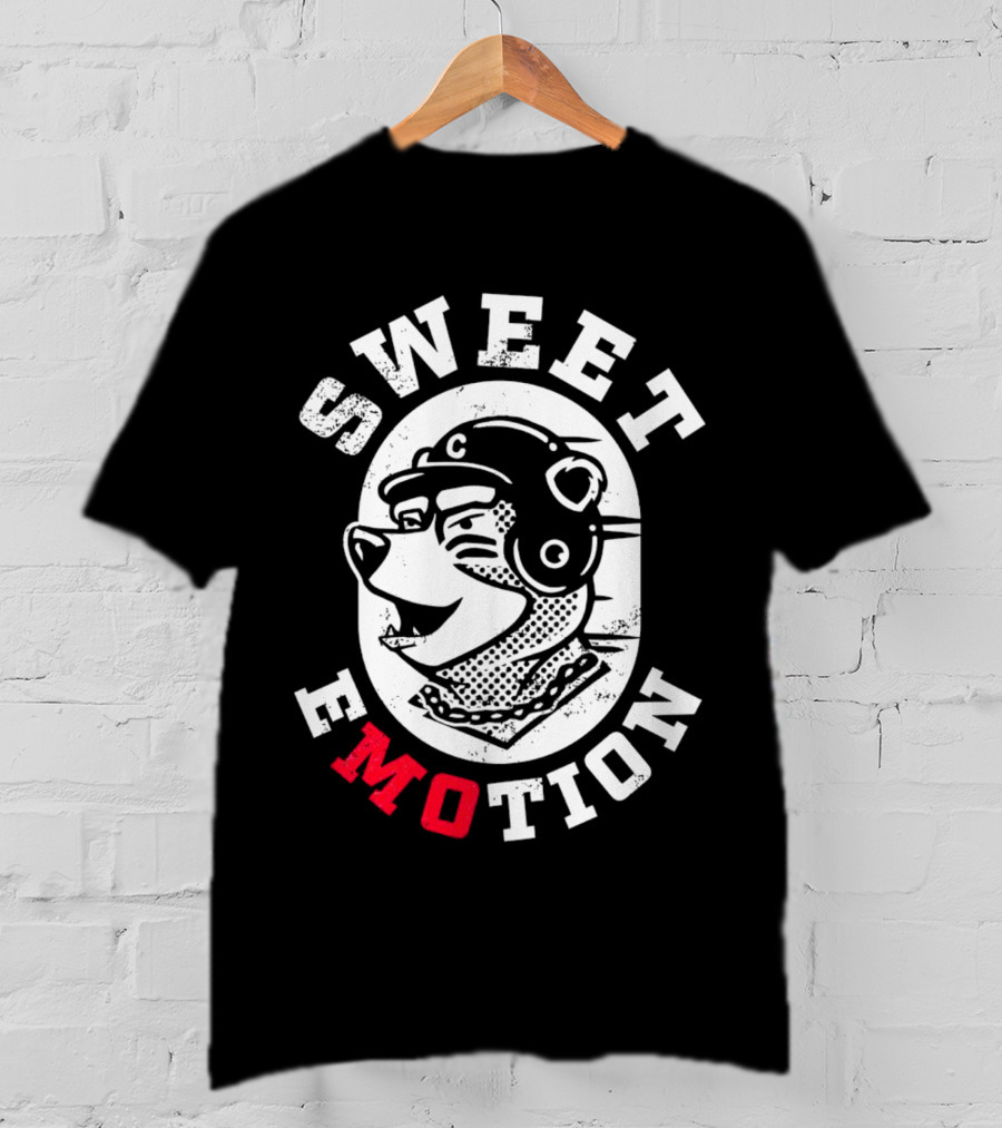 SWEET EMOTION Bear With Helmet And Glasses T-Shirt