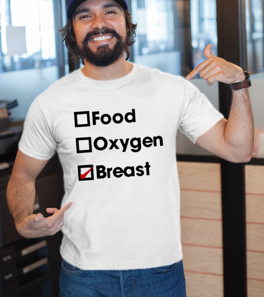 Food Oxygen Breast Checkmark T-Shirt