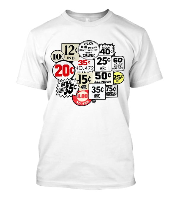 Soundfx Comic Prices 10¢ 12¢ 15¢ 20¢ 25¢ 35¢ 50¢ $1.00 52 Big Pages Collection 60¢ 75¢ 40 New Pages T-Shirt