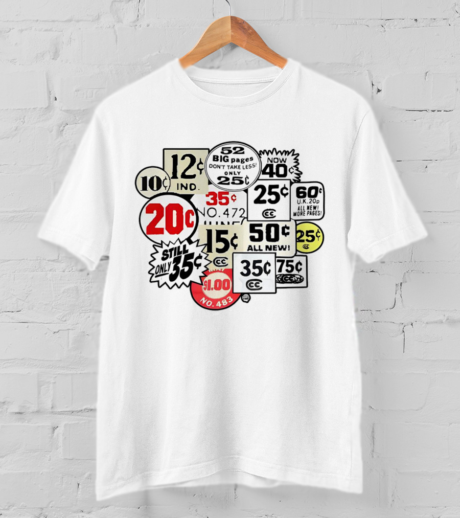 Soundfx Comic Prices 10¢ 12¢ 15¢ 20¢ 25¢ 35¢ 50¢ $1.00 52 Big Pages Collection 60¢ 75¢ 40 New Pages T-Shirt