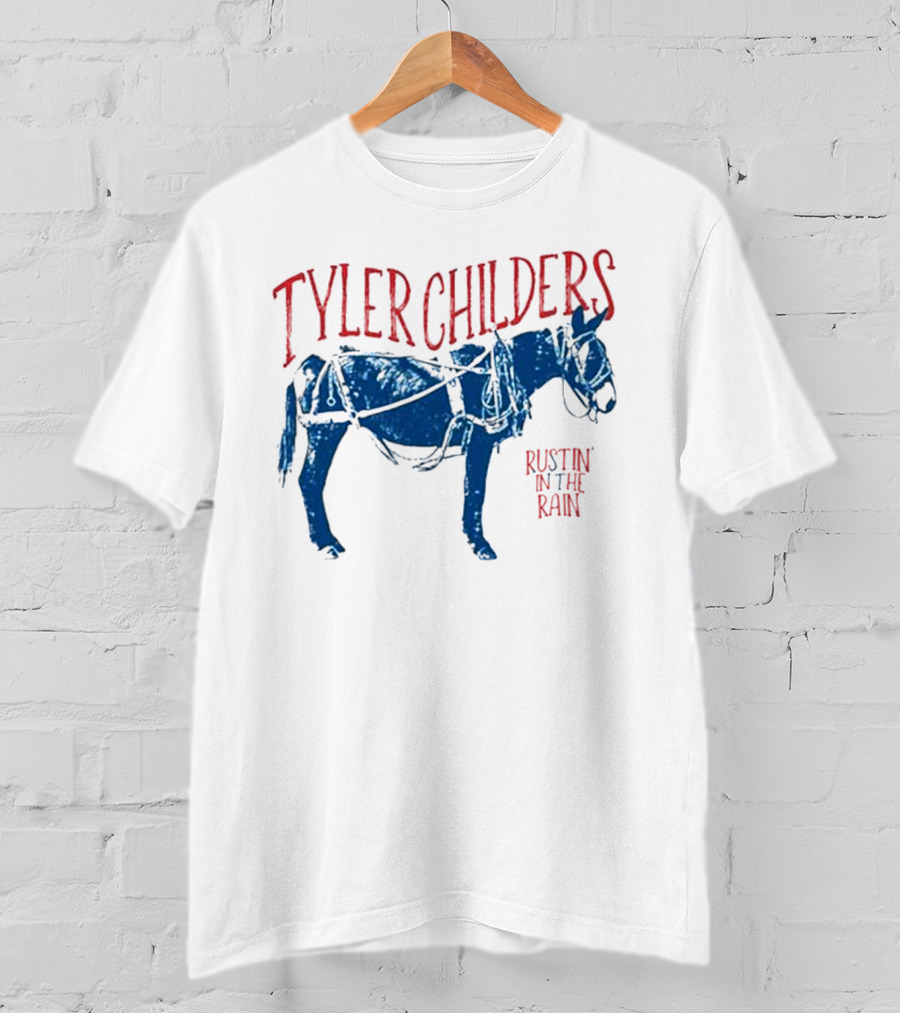 Tyler Childers Rustin’ In The Rain Blue Horse T-Shirt