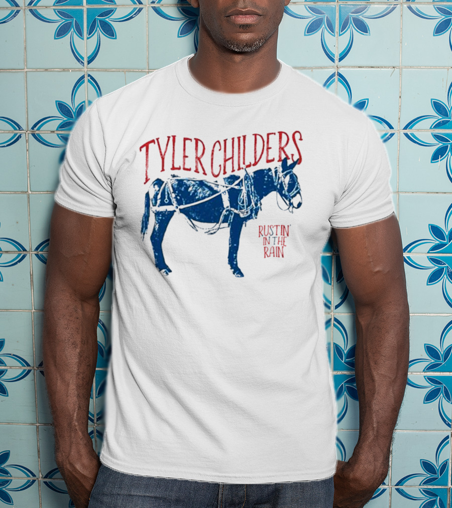 Tyler Childers Rustin’ In The Rain Blue Horse T-Shirt