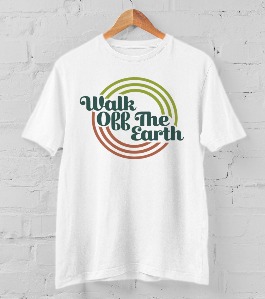 Walk Off The Earth Retro Circle Vintage Stripes T-Shirt