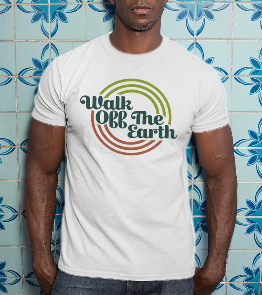 Walk Off The Earth Retro Circle Vintage Stripes T-Shirt