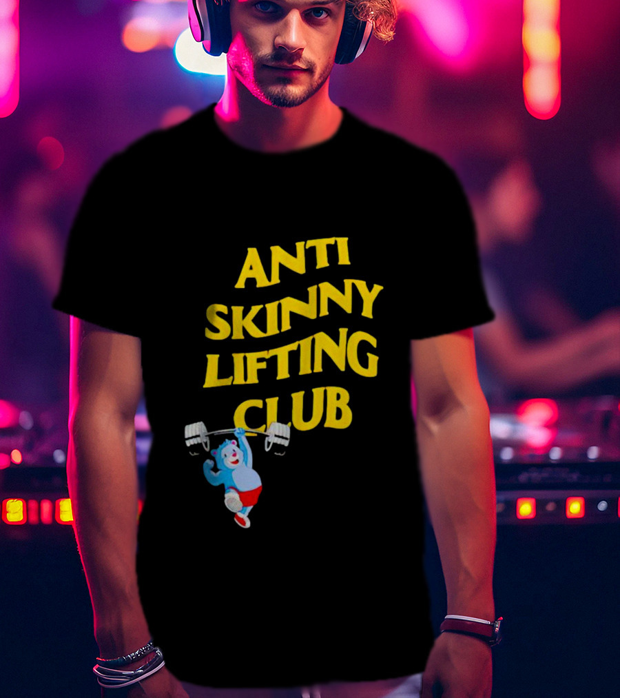 Anti-Skinny Lifting Club Bear Weightlifting T-Shirt