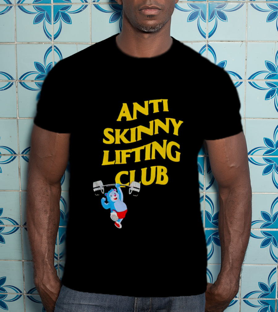 Anti-Skinny Lifting Club Bear Weightlifting T-Shirt