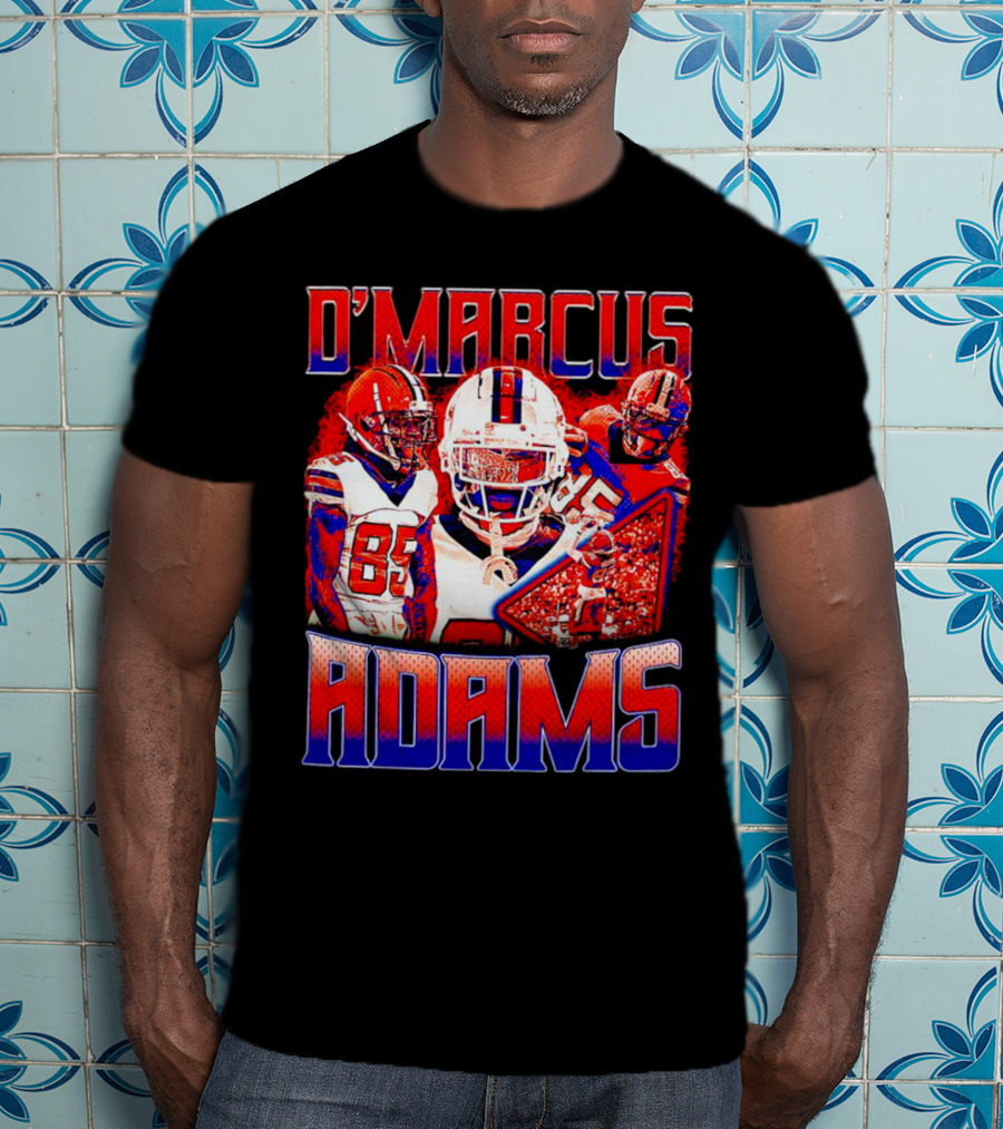 D'Marcus Adams Football Vintage Syracuse Orange 85 Jersey T-Shirt