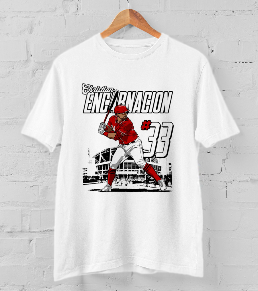Christian Encarnacion-strand Baseball Player #33 Stadium T-Shirt