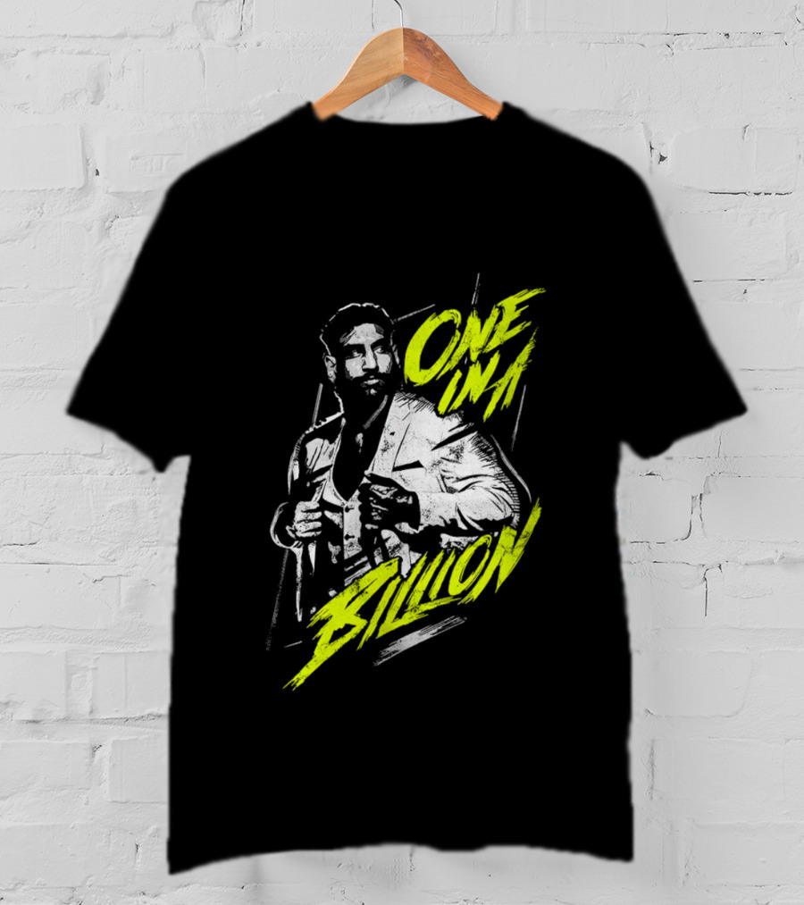 One In A Billion Satnam Singh Stylin’ Retro Vibe With Bold Neon Text T-Shirt