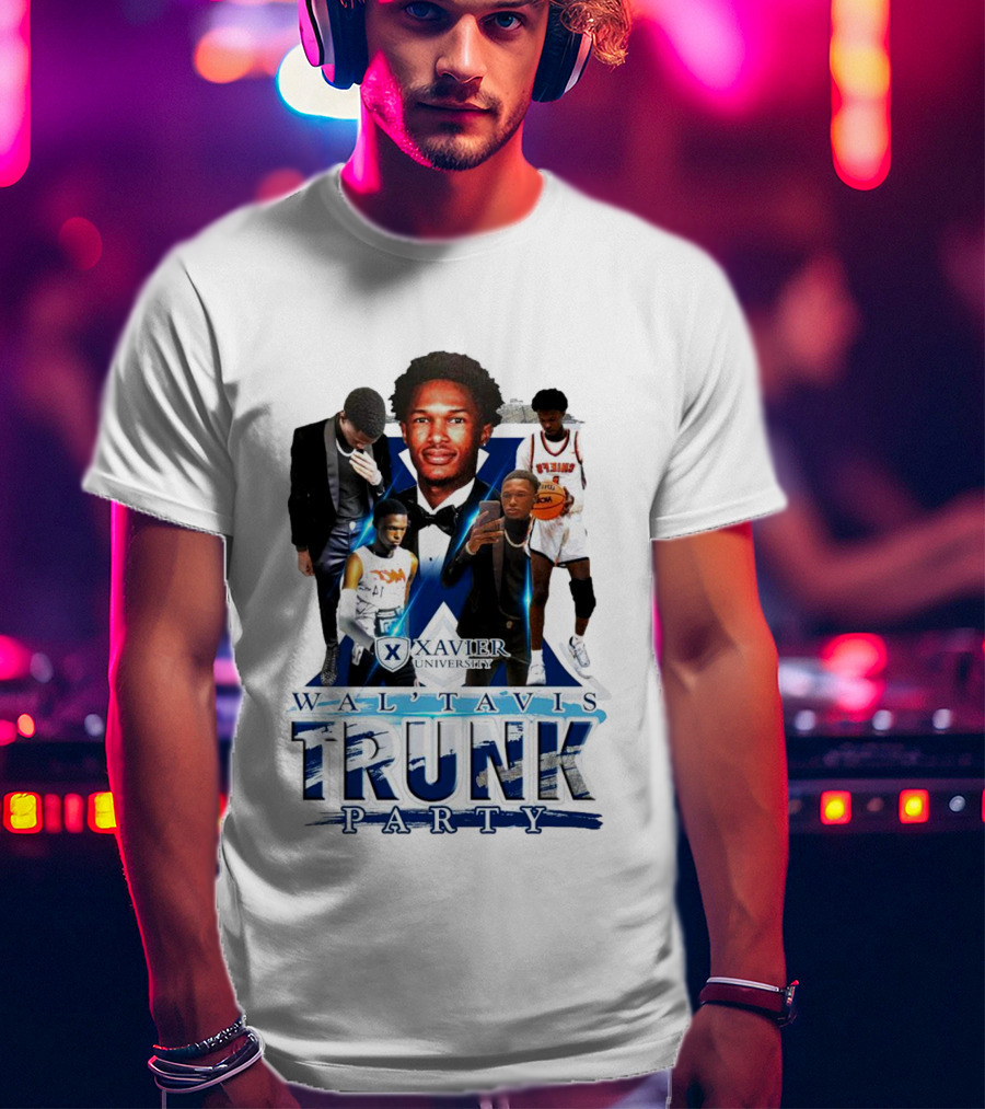 Xavier University Wal’ Tavis Trunk Party Basketball T-Shirt